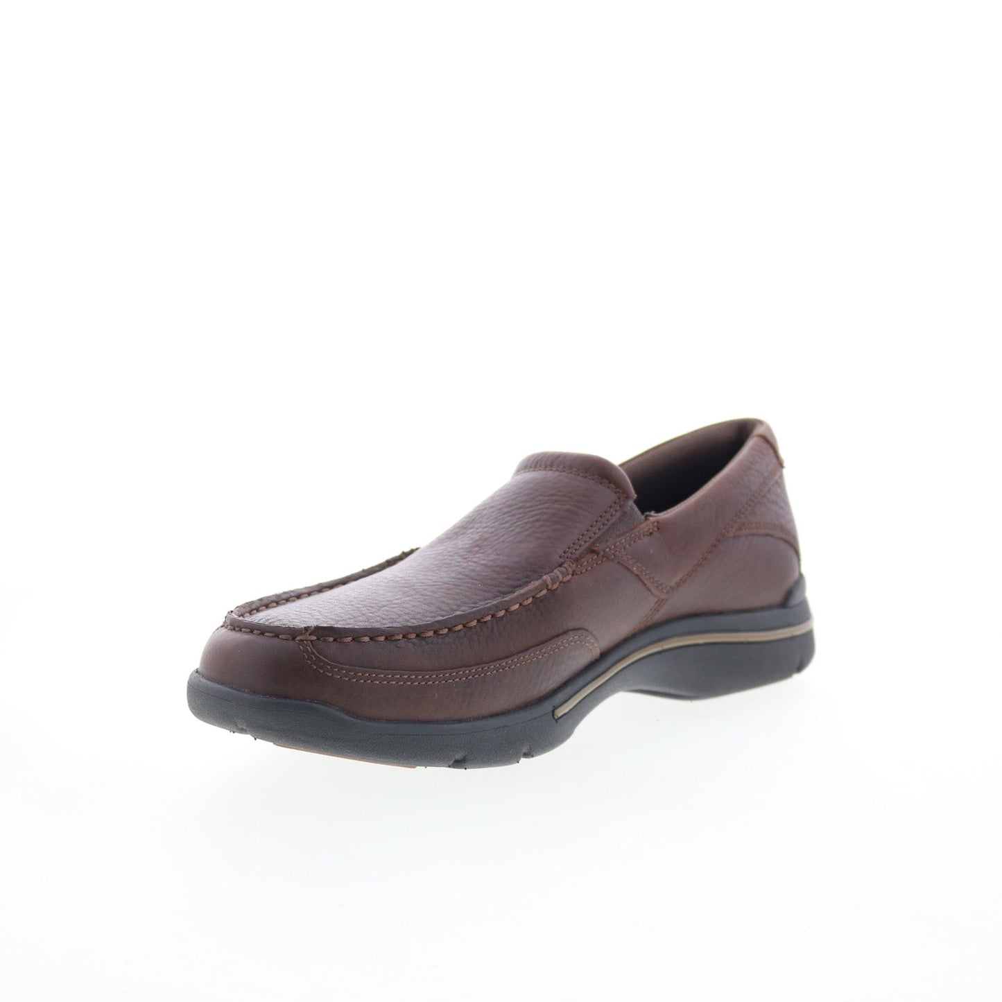 Rockport Eberdon K71229 Mens Brown Wide Loafers & Slip Ons Casual Shoes