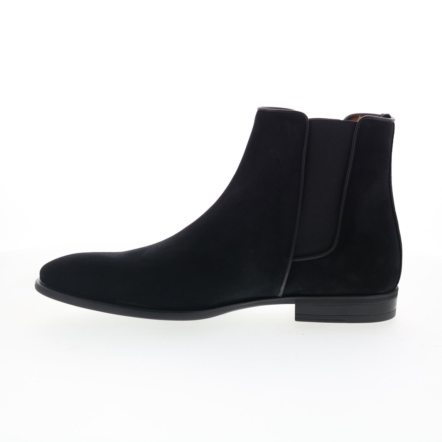Aquatalia Adrian Dress Suede Waterproof M001001 Mens Black Chelsea Boots