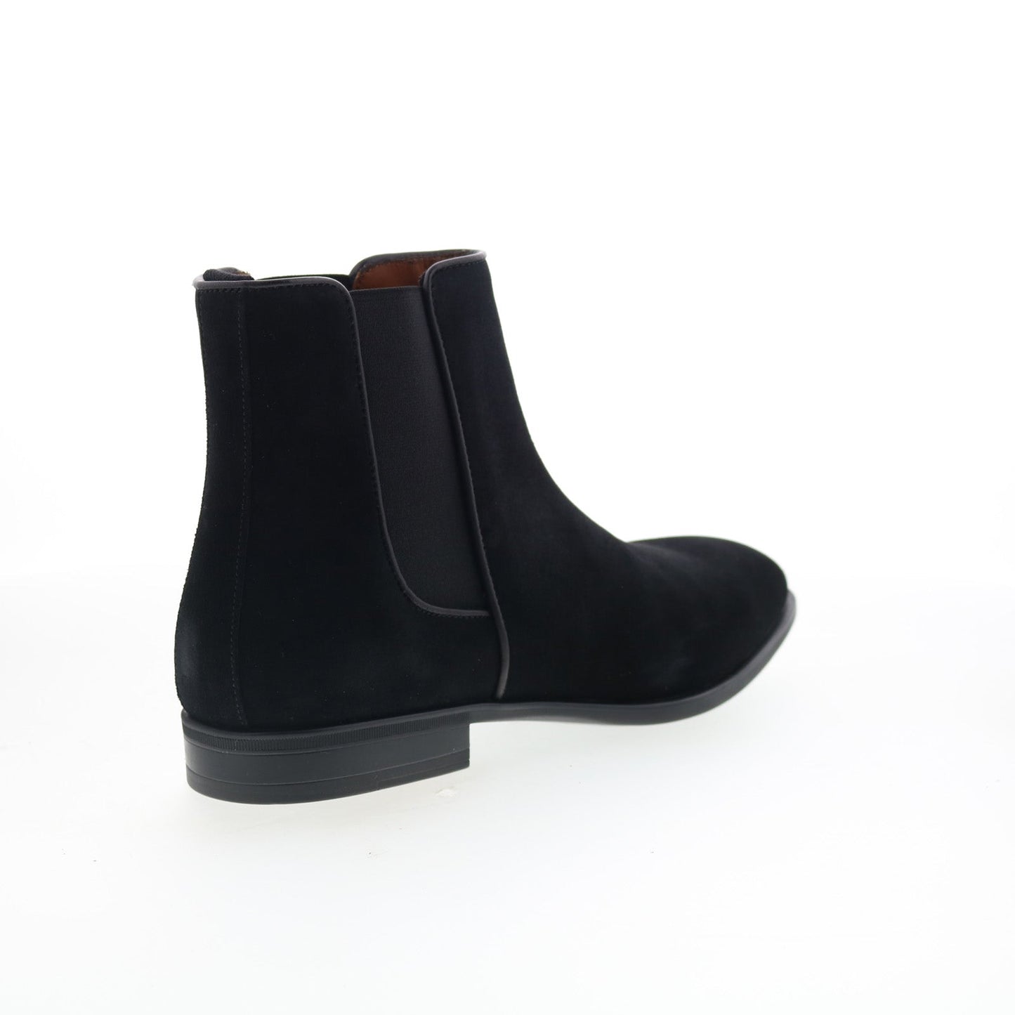 Aquatalia Adrian Dress Suede Waterproof M001001 Mens Black Chelsea Boots