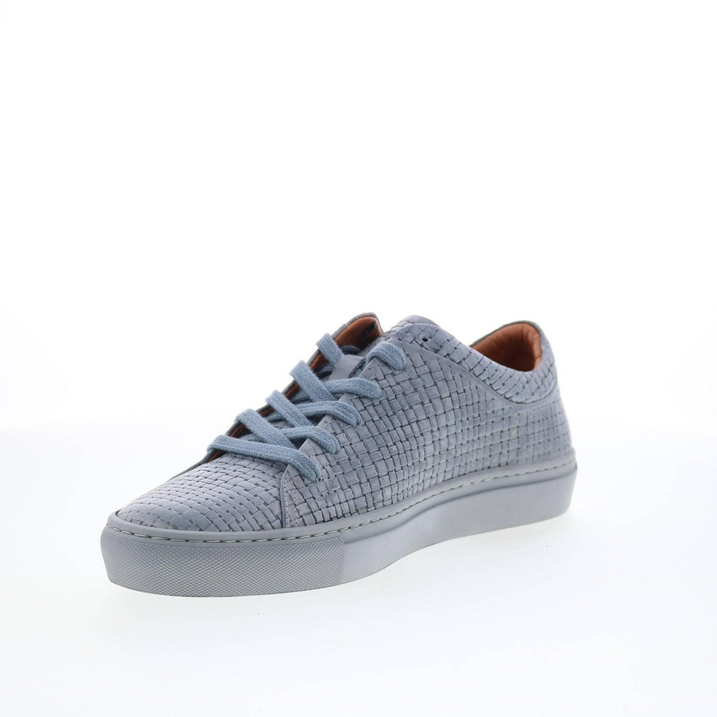 Aquatalia Alaric Embossed Calf Waterproof Mens Gray Lifestyle Sneakers Shoes