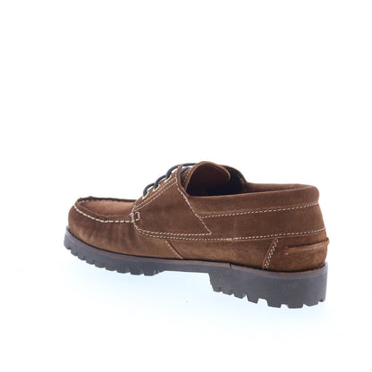 Aquatalia Dax Waterproof M077634 Mens Brown Loafers & Slip Ons Boat Shoes