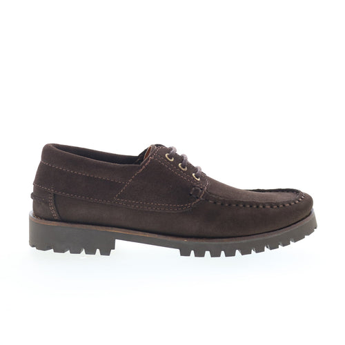 Aquatalia Dax Waterproof M077635 Mens Brown Loafers & Slip Ons Boat Shoes