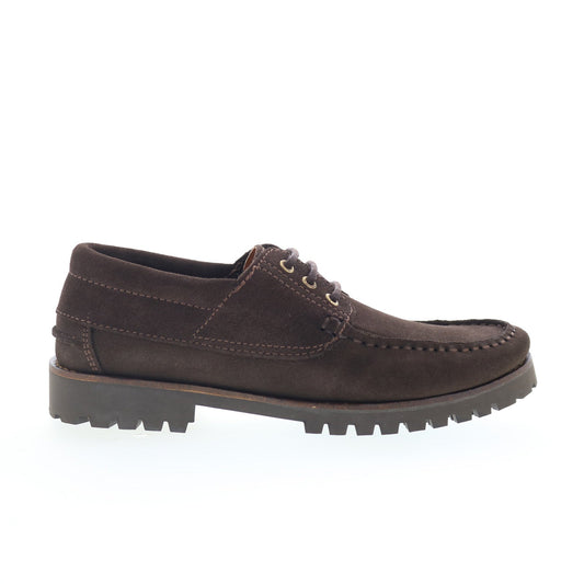 Aquatalia Dax Waterproof M077635 Mens Brown Loafers & Slip Ons Boat Shoes