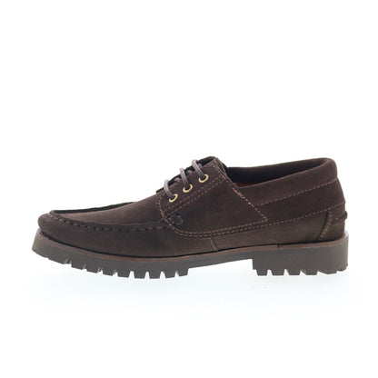 Aquatalia Dax Waterproof M077635 Mens Brown Loafers & Slip Ons Boat Shoes