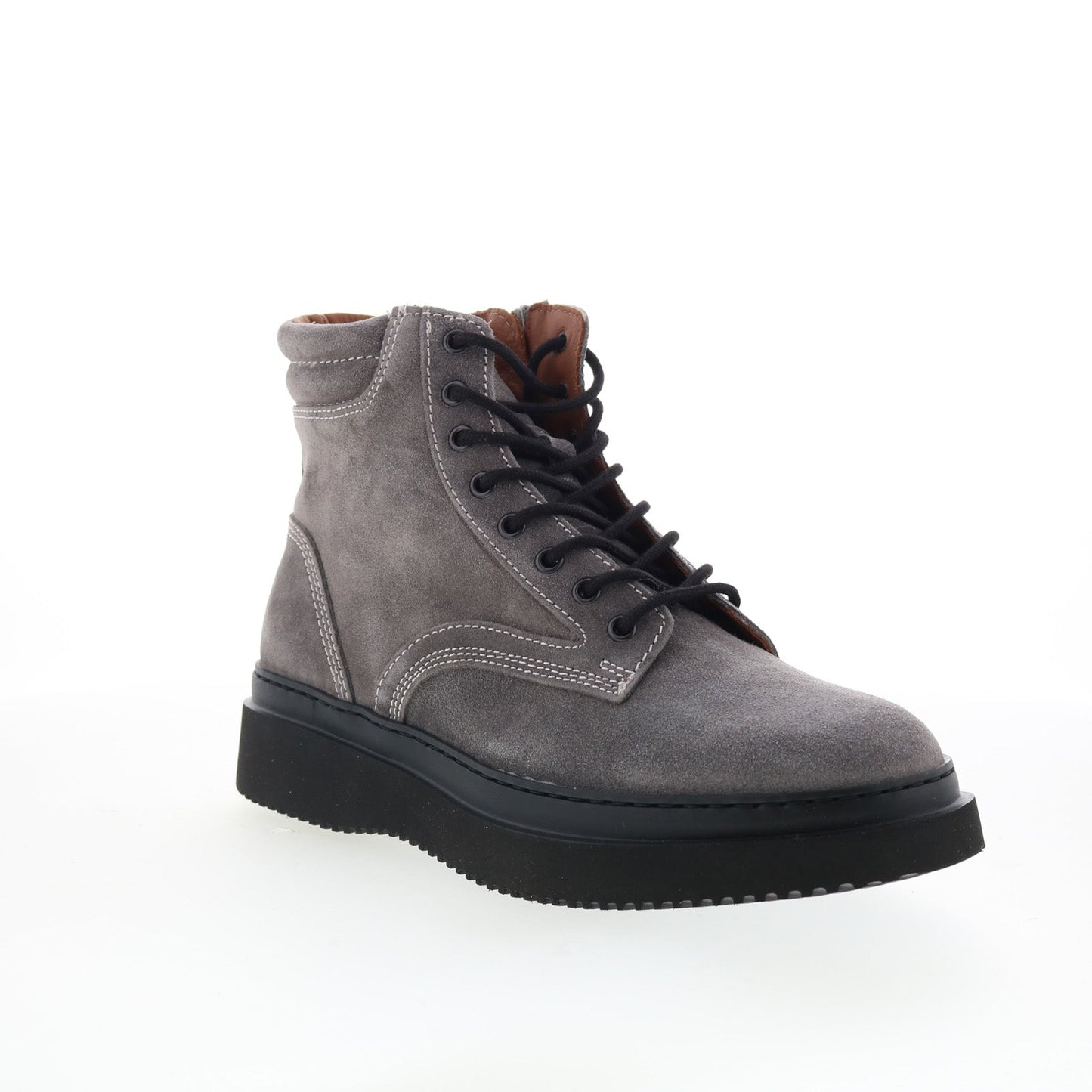 Aquatalia Dante Waterproof M102279 Mens Gray Suede Casual Dress Boots