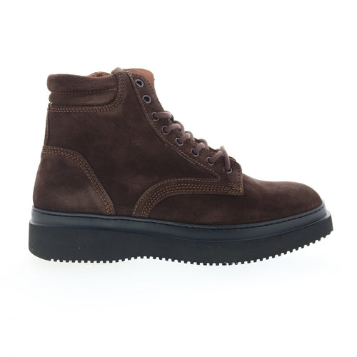 Aquatalia Dante Waterproof M102234 Mens Brown Suede Casual Dress Boots