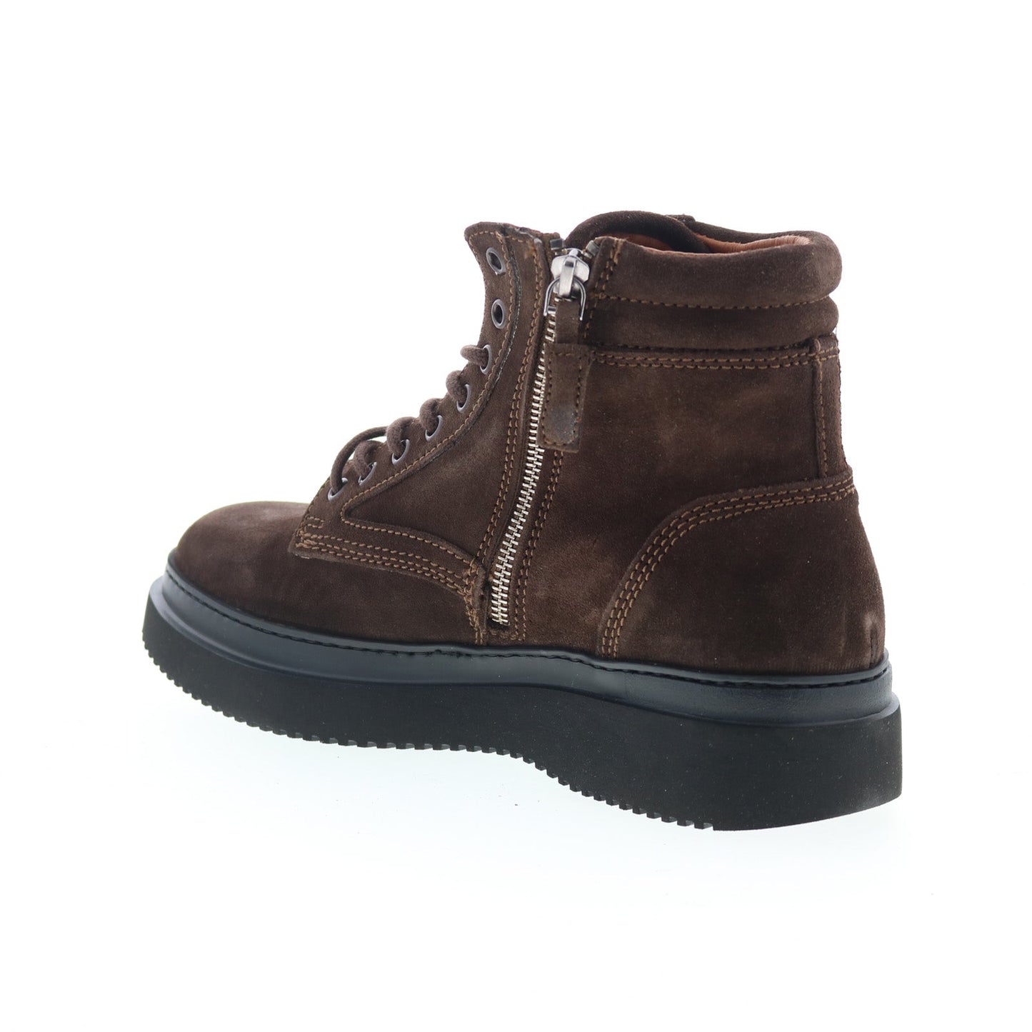Aquatalia Dante Waterproof M102234 Mens Brown Suede Casual Dress Boots