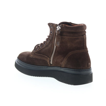 Aquatalia Dante Waterproof M102234 Mens Brown Suede Casual Dress Boots