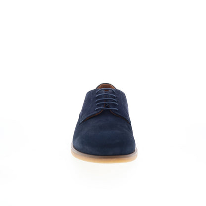Aquatalia Silvio Waterproof Mens Blue Oxfords & Lace Ups Plain Toe Shoes