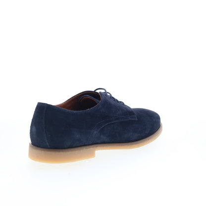 Aquatalia Silvio Waterproof Mens Blue Oxfords & Lace Ups Plain Toe Shoes