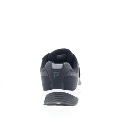 Propet One Strap MAA023MBGR Mens Black Synthetic Lifestyle Sneakers Shoes