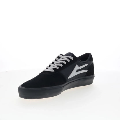 Lakai Manchester Mens Black Suede Lace Up Skate Inspired Sneakers Shoes