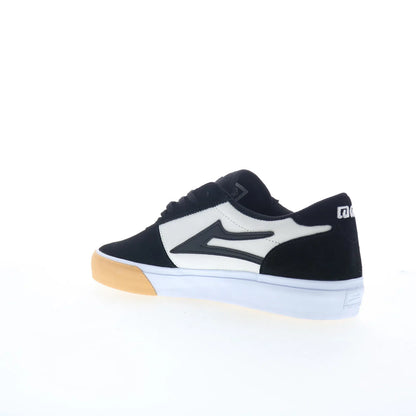 Lakai Manchester Mens Black Suede Lace Up Skate Inspired Sneakers Shoes