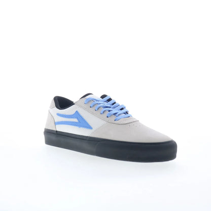 Lakai Manchester Mens White Suede Lace Up Skate Inspired Sneakers Shoes