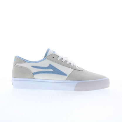 Lakai Manchester Mens Gray Suede Lace Up Skate Inspired Sneakers Shoes