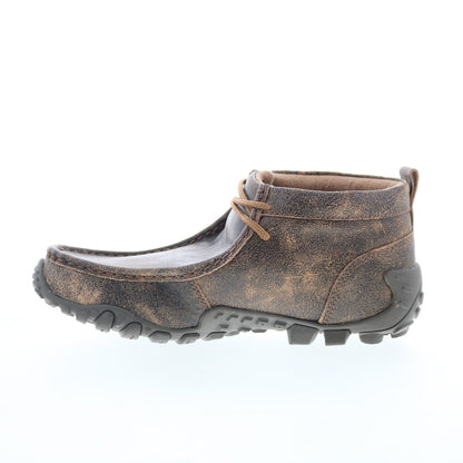 Jama Old West Lace Up Mens Brown Wide Oxfords & Lace Ups Casual Shoes