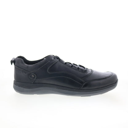 Propet Parson MCA112LBLK Mens Black Leather Lifestyle Sneakers Shoes