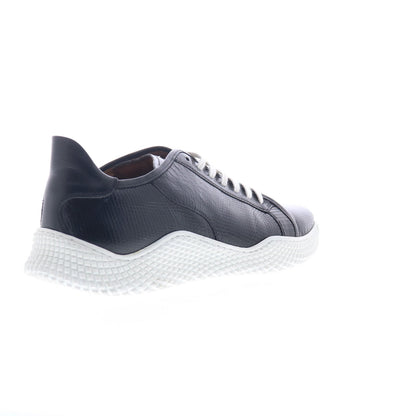 Mezlan Mez218 Mens Black Leather Lace Up Lifestyle Sneakers Shoes