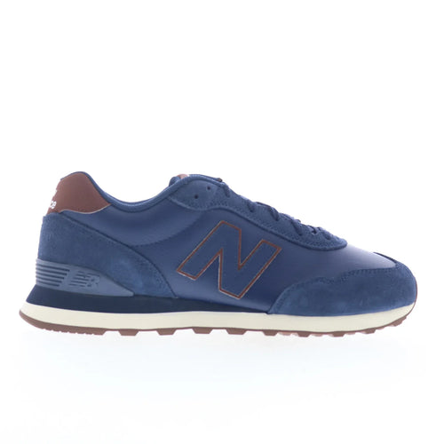 New Balance 515 ML515ADG Mens Gray Leather Lace Up Lifestyle Sneakers Shoes