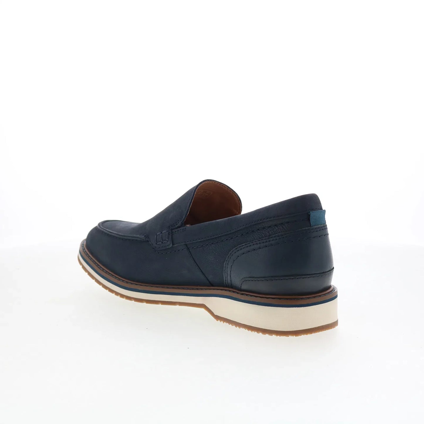 Clarks Monahan Step 26181377 Mens Blue Loafers & Slip Ons Casual Shoes