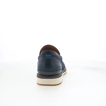 Clarks Monahan Step 26181377 Mens Blue Loafers & Slip Ons Casual Shoes