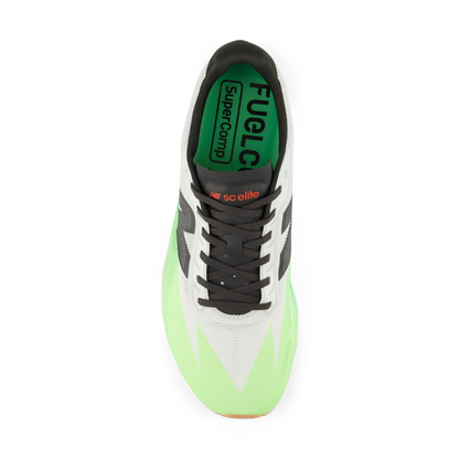 FuelCell SuperComp Elitev5 (D) Men's: White | Lab Green