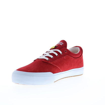 Lakai Wilkins MS2240233A00 Mens Red Suede Skate Inspired Sneakers Shoes