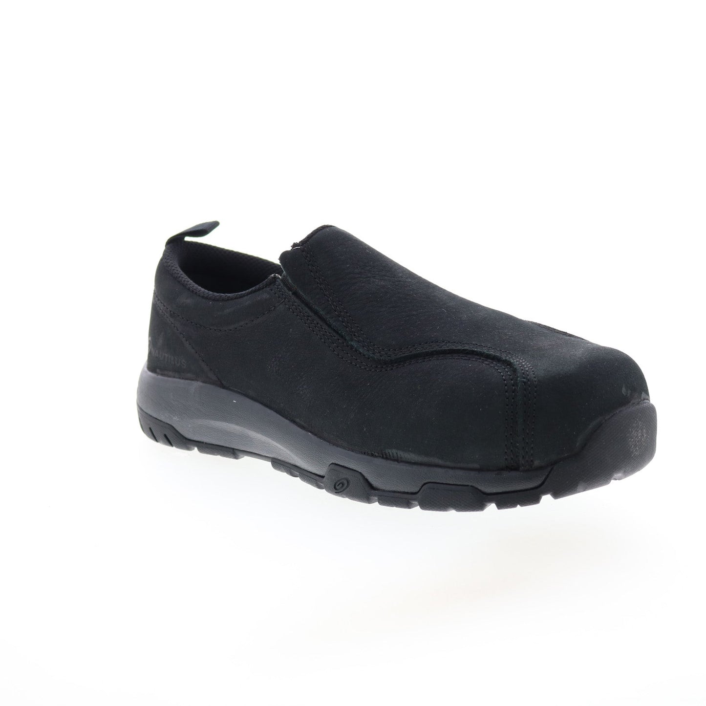 Nautilus Slip-On Composite Toe ESD Mens Black Work & Safety Shoes