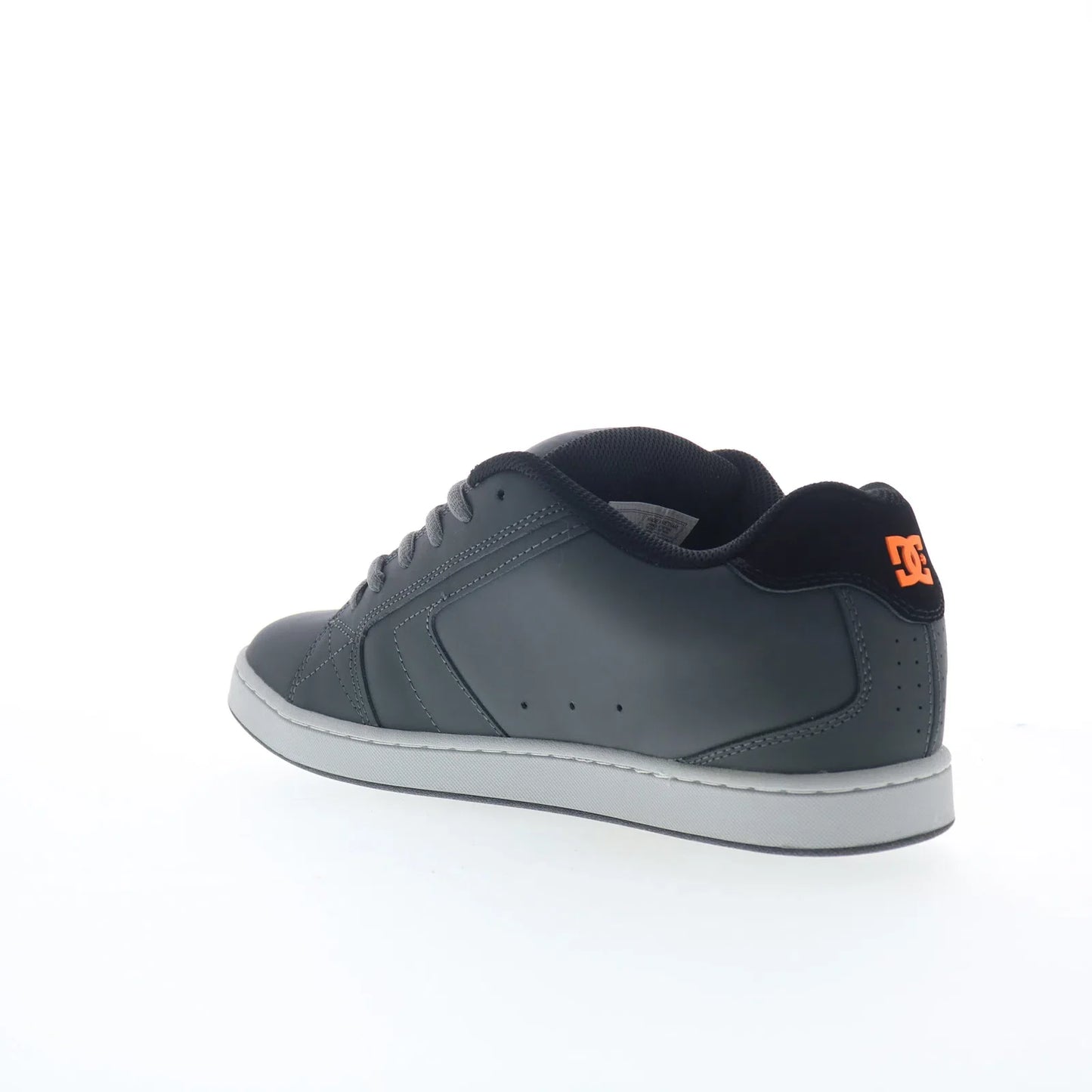 DC Net DC01774025-GYBKOG Mens Gray Nubuck Skate Inspired Sneakers Shoes