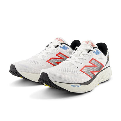 Fresh Foam X 880v14 (2E) Men's :White | Neo Flame