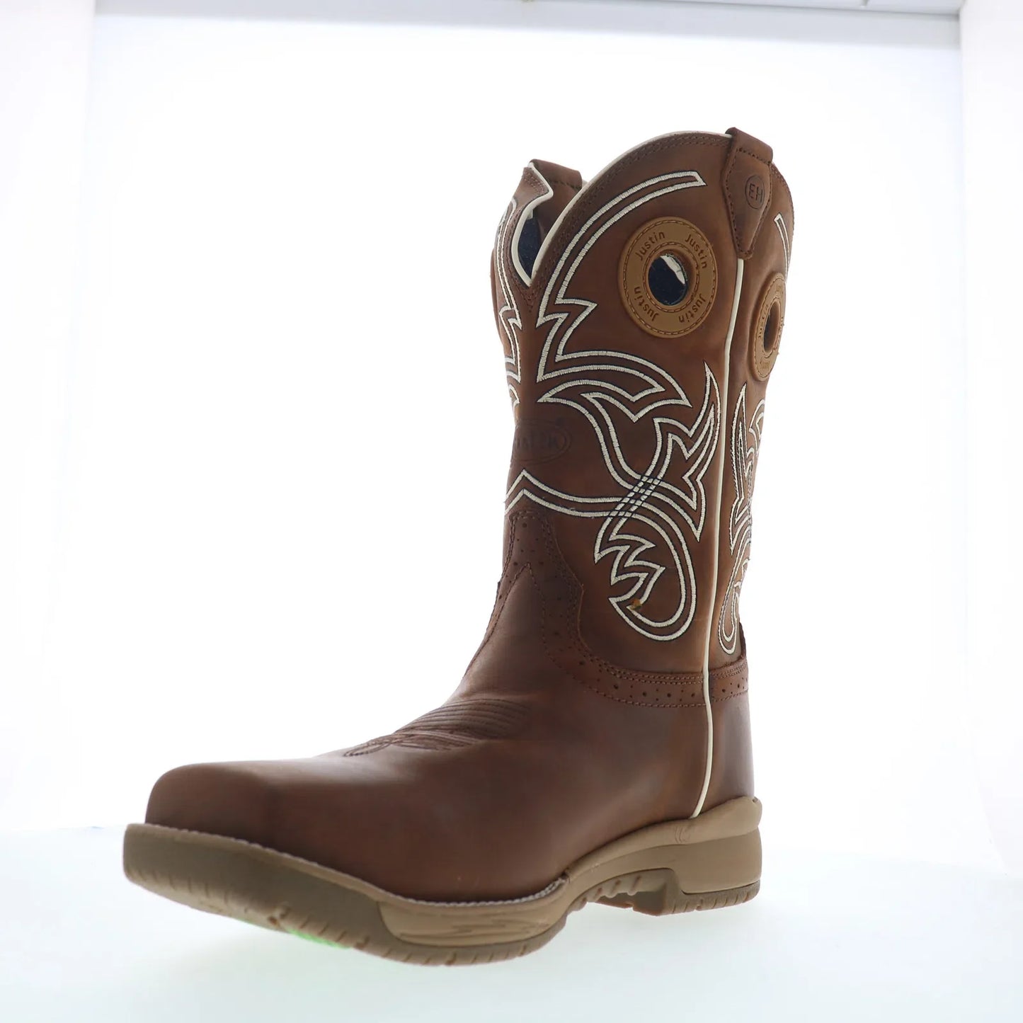 Justin Boots Nitread Waterproof Composite Toe Mens Brown Work & Safety Boots