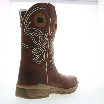 Justin Boots Nitread Waterproof Composite Toe Mens Brown Work & Safety Boots