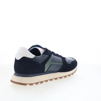 Pajar Nivio PDPAS00557.01 Mens Blue Leather Lifestyle Sneakers Shoes