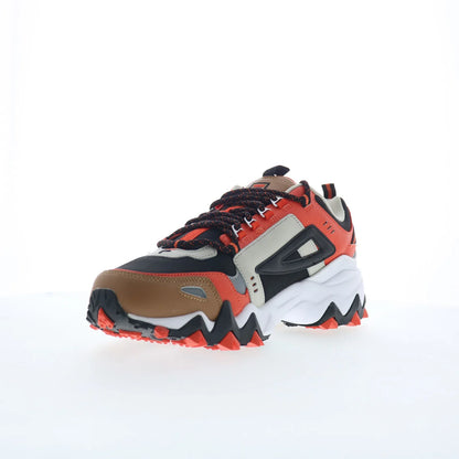 Fila Oakmont TR 1JM00649-006 Mens Black Leather Athletic Hiking Shoes