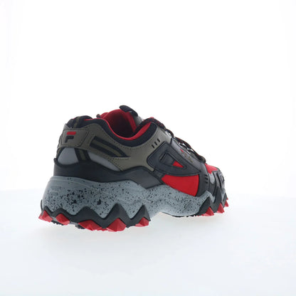 Fila Oakmont TR 1JM01258-607 Mens Red Leather Lace Up Athletic Hiking Shoes