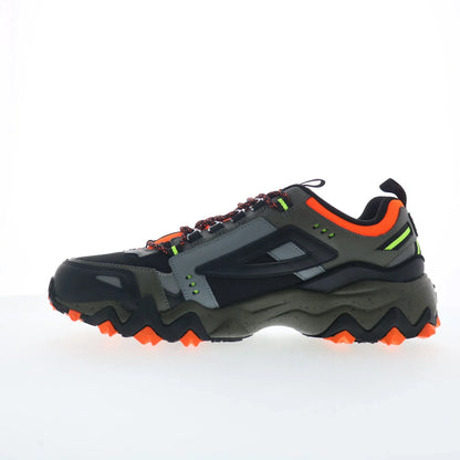 Fila Oakmont TR 1JM01565-865 Mens Black Leather Athletic Hiking Shoes