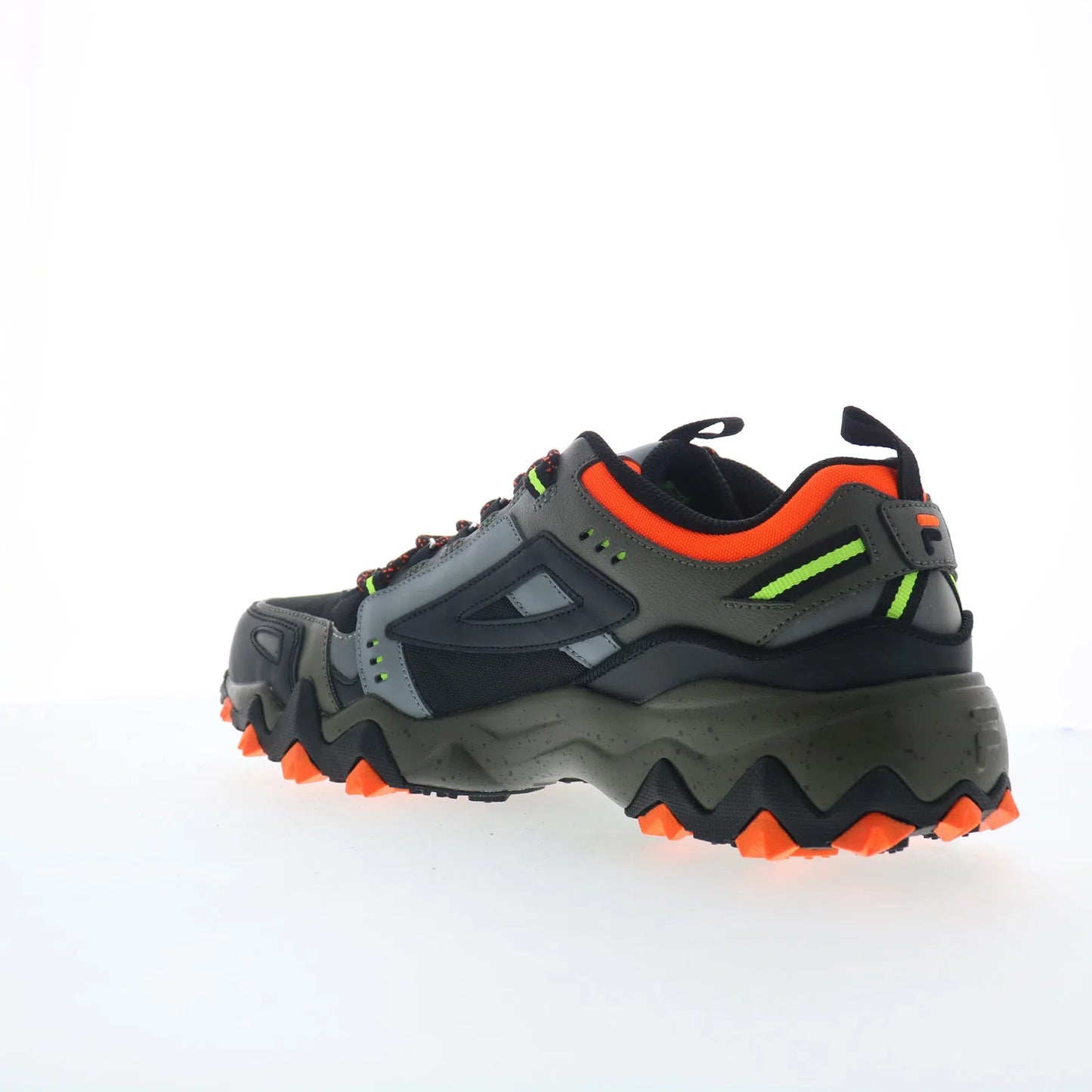 Fila Oakmont TR 1JM01565-865 Mens Black Leather Athletic Hiking Shoes