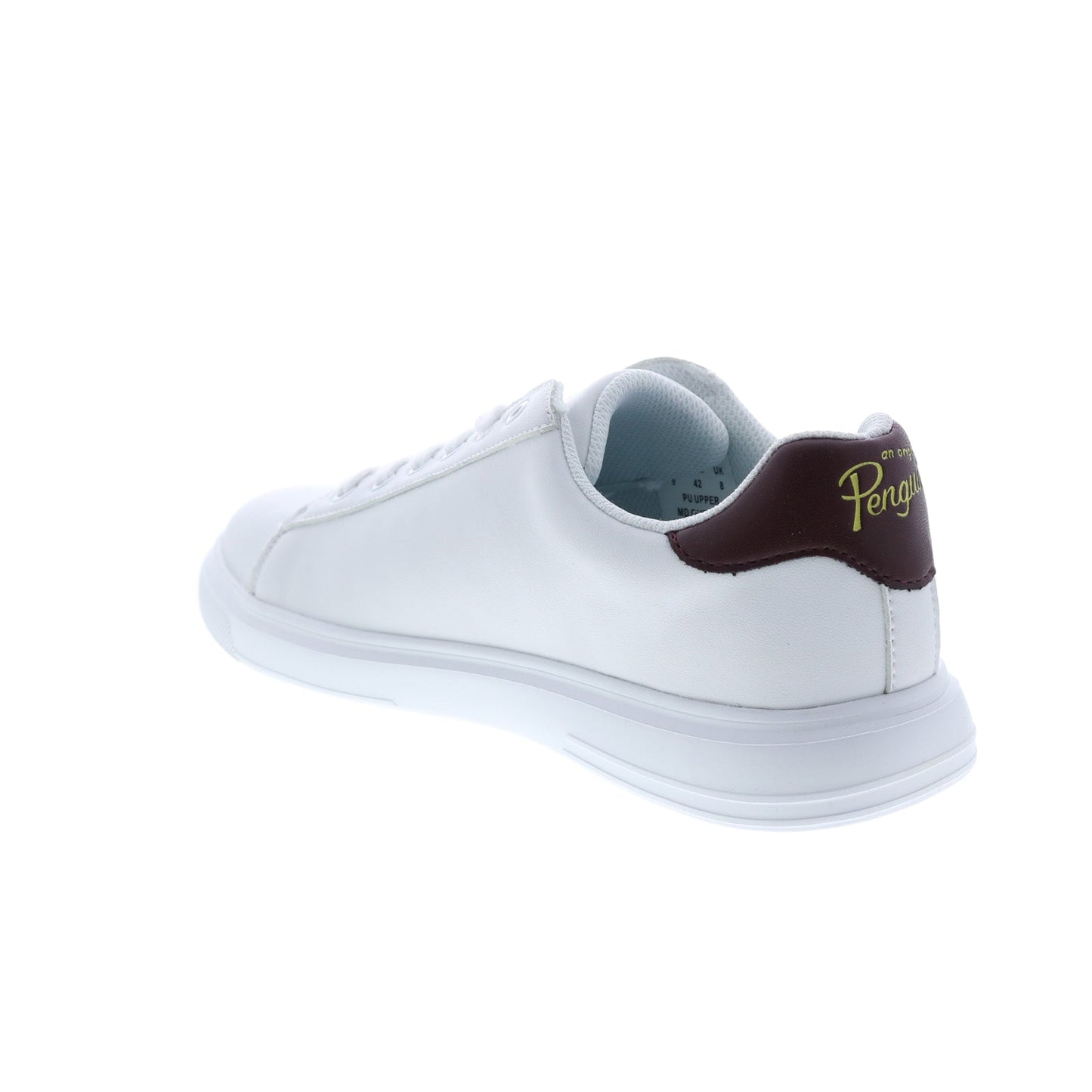 Original Penguin Bryant Band Stripe PGS22006 Mens White Lifestyle Sneakers Shoes