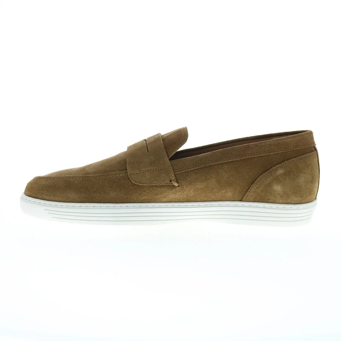 Pastori by Di Bianco Pius Mens Brown Suede Loafers & Slip Ons Penny Shoes