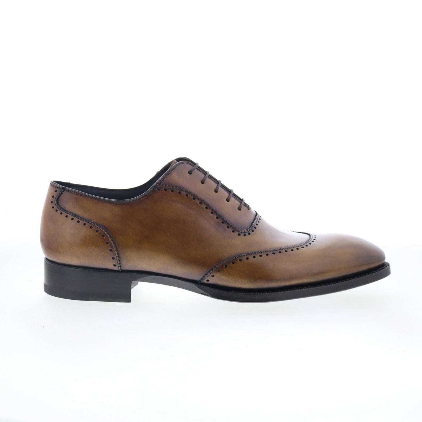 Di Bianco Positano Premium Mens Brown Oxfords Wingtip & Brogue Shoes