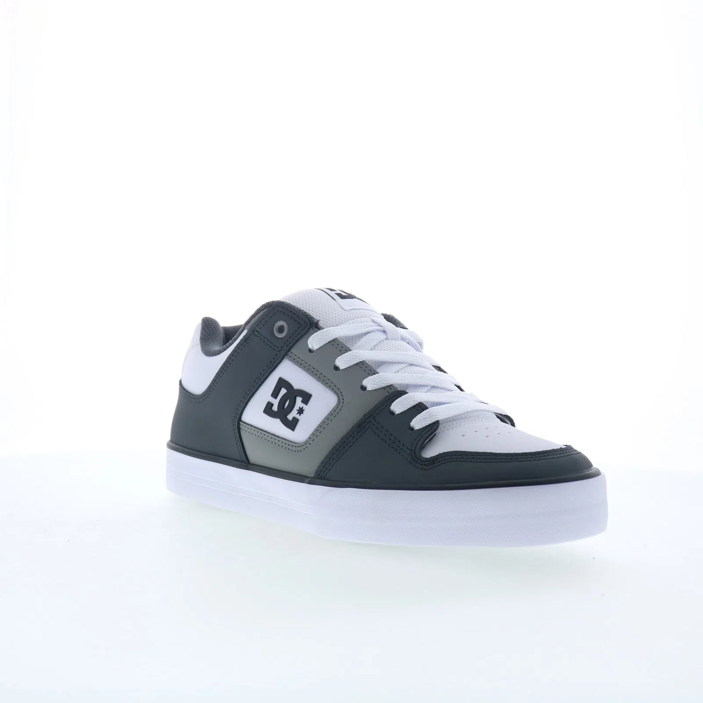 DC Pure DC01782027-GYLGWH Mens Gray Leather Skate Inspired Sneakers Shoes