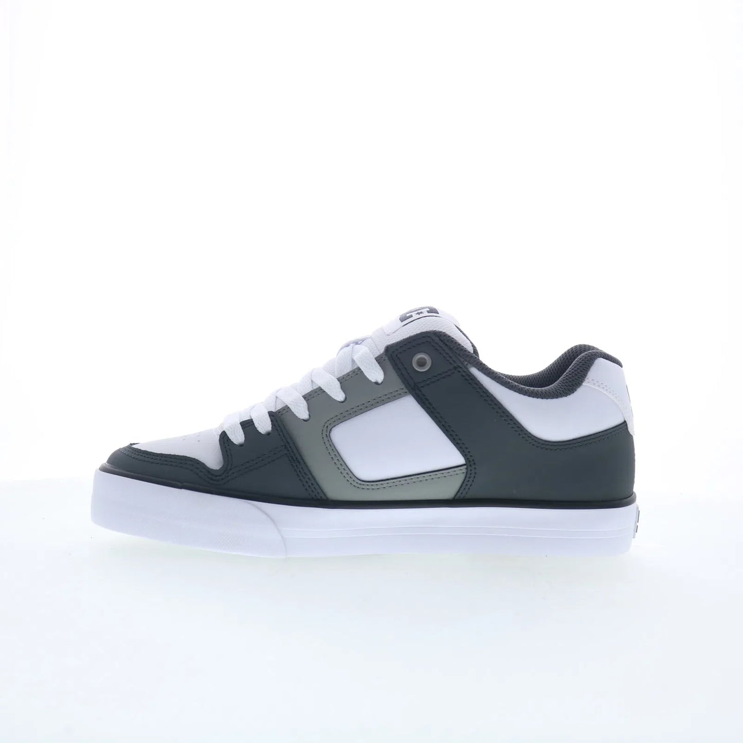 DC Pure DC01782027-GYLGWH Mens Gray Leather Skate Inspired Sneakers Shoes