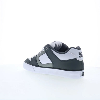 DC Pure DC01782027-GYLGWH Mens Gray Leather Skate Inspired Sneakers Shoes