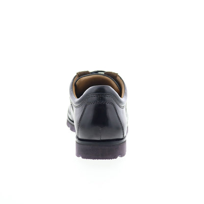 Robert Zur Rally Poggio Mens Black Leather Lace Up Lifestyle Sneakers Shoes