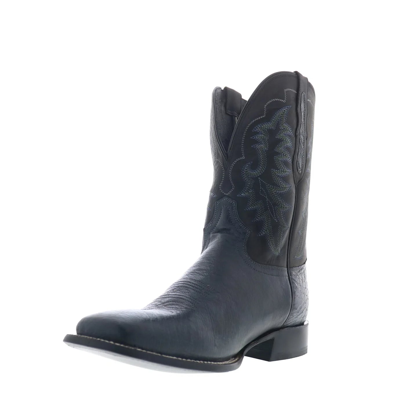 Tony Lama Rancho Smooth Ostrich TL5382 Mens Black Cowboy Western Boots