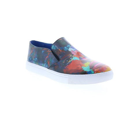 Robert Graham Witchmount RG5544S Mens Blue Leather Lifestyle Sneakers Shoes