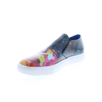Robert Graham Witchmount RG5544S Mens Blue Leather Lifestyle Sneakers Shoes