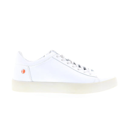 Softinos Rick RICK703SOF-001 Mens White Leather Lifestyle Sneakers Shoes