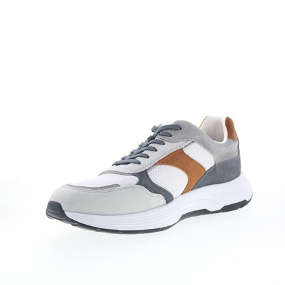 Rockport Harrison 2 RMHARRISON2 Mens White Suede Lifestyle Sneakers Shoes