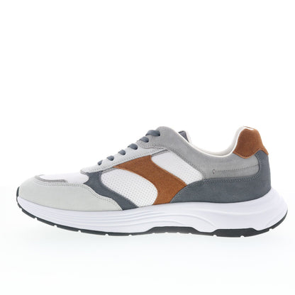 Rockport Harrison 2 RMHARRISON2 Mens White Suede Lifestyle Sneakers Shoes